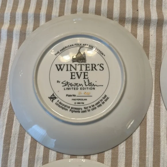 Vintage Franklin Mint plate set. Limited edition, signed & numbered - Picture 6 of 10